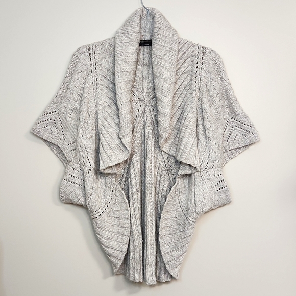 BCBGMaxAzria Grey Cocoon Sweater, Size S ~ EUC - Picture 1 of 6